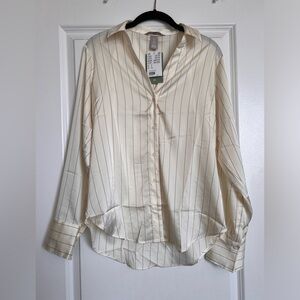 H&M Striped Blouse